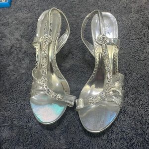 Silver heels